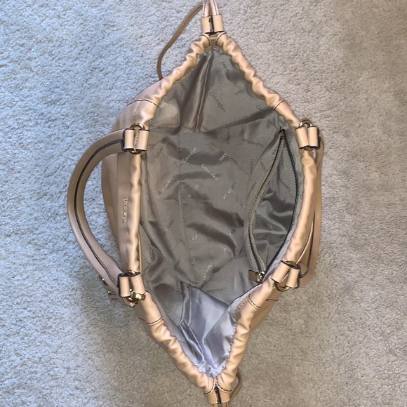 Calvin Klein Beige Tote Handbag - Picture 3 of 6